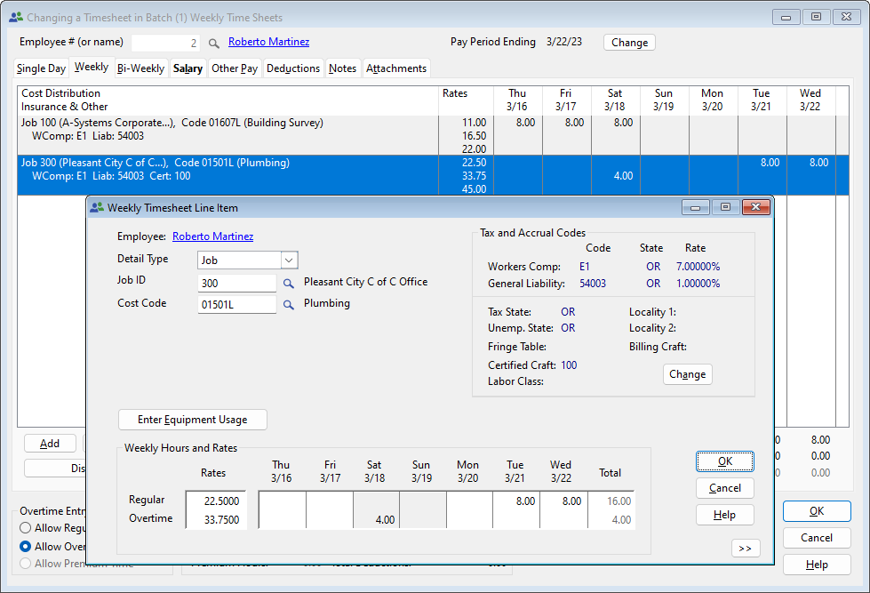 screenshot of A-Systems JobView